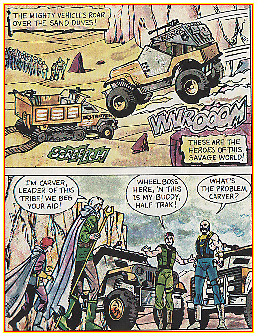 1986 Steel Monster Comic Book Page 2
