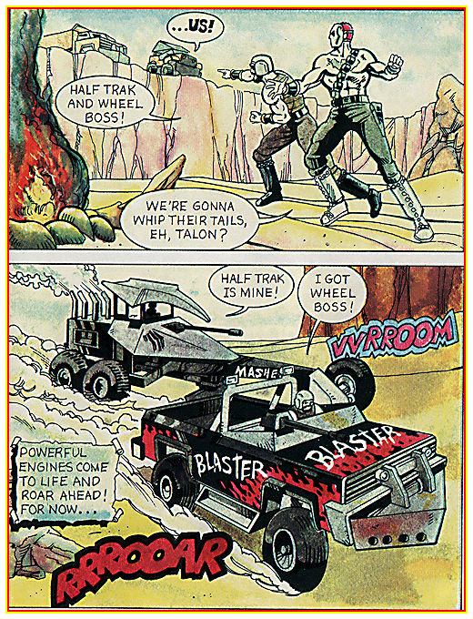 1986 Steel Monster Comic Book Page 6