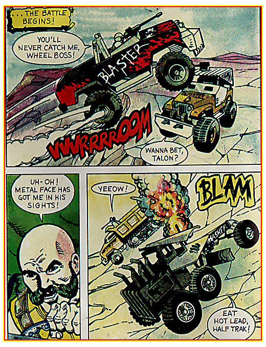1986 Steel Monster Comic Book Page 7