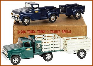 1958 Model B204 Truck & Trailer Rental Set
