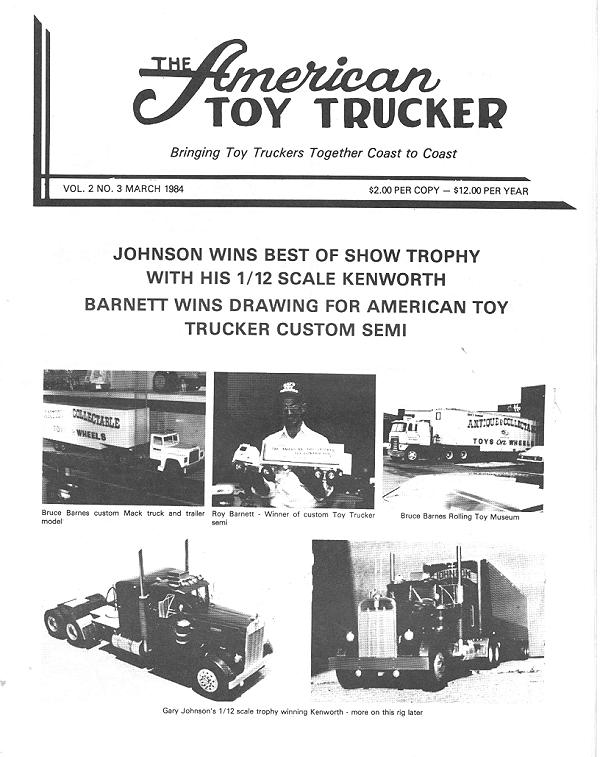 1984 American Toy Trucker Magazine March Through December 018