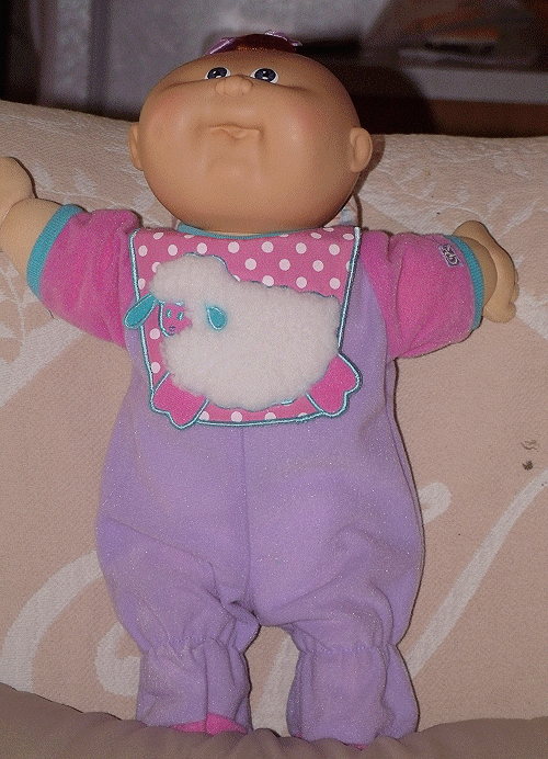 Cabbage Patch Kid - Purple Jumpsuit - Toddler Size - #021