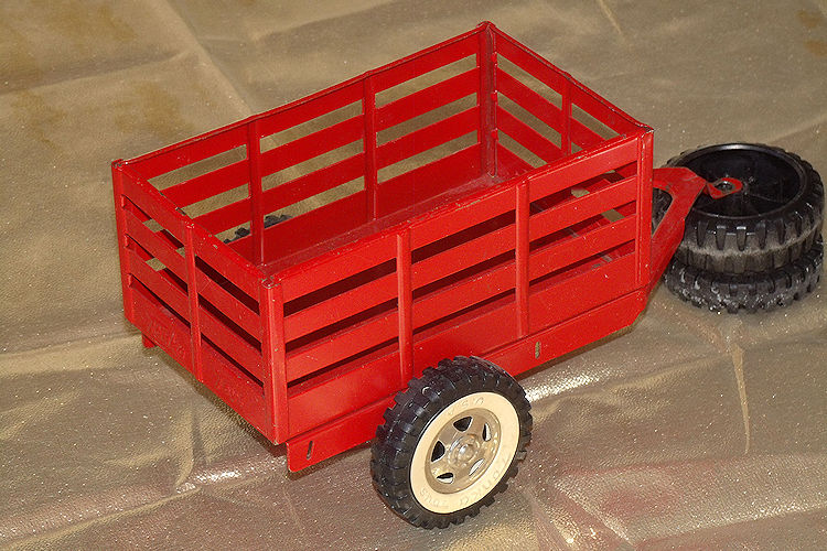 1961 Red Stake Trailer #077